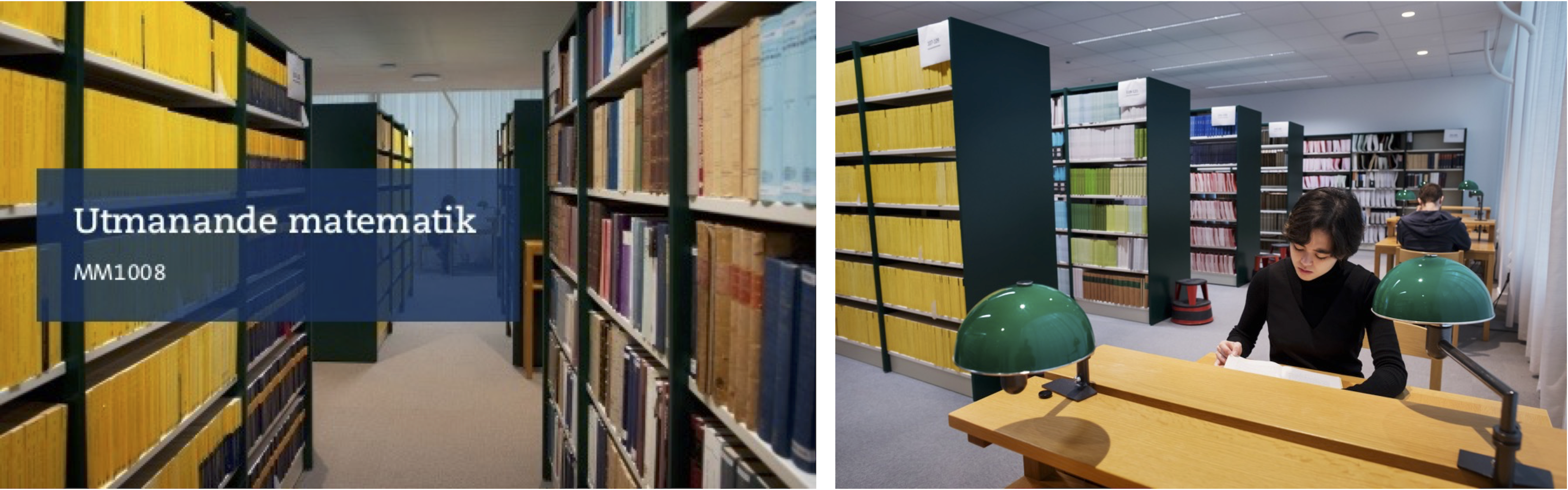 Utmanande matematik, matematiska biblioteket Albano
